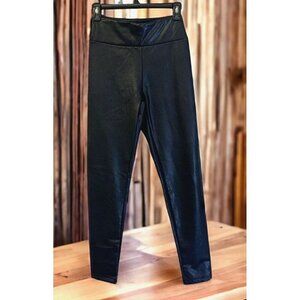 No Boundaries Women Faux Leather Pants Size 3-5 Juniors Black